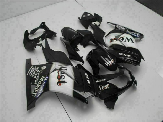 Buy 2008-2012 Black West Kawasaki EX250 Motorcycle Fairings Kits UK Buy 2008-2012 Black West Kawasaki EX250 Motorcycle Fairings Kits UK
