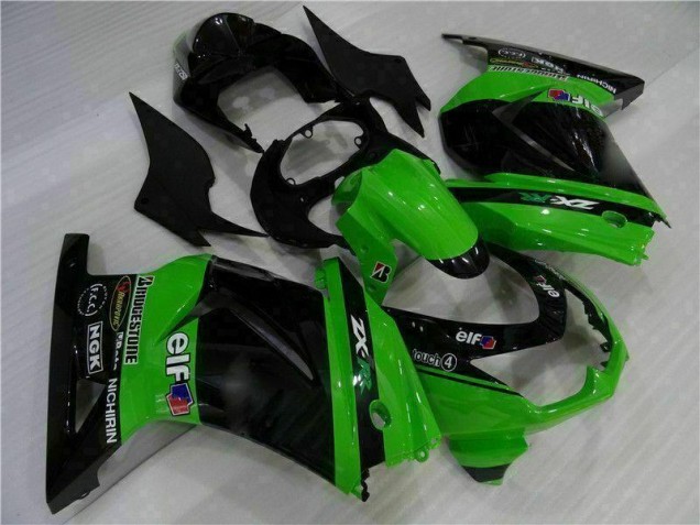 Buy 2008-2012 Black Green Kawasaki EX250 Motorcylce Fairings UK Buy 2008-2012 Black Green Kawasaki EX250 Motorcylce Fairings UK