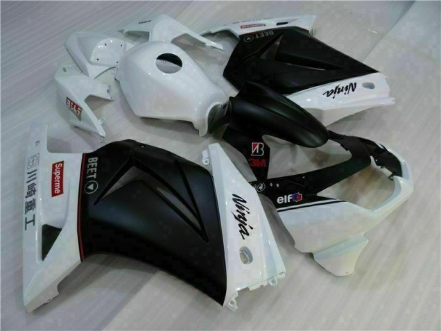 Buy 2008-2012 White Black Ninja Kawasaki EX250 Motorbike Fairings UK Buy 2008-2012 White Black Ninja Kawasaki EX250 Motorbike Fairings UK
