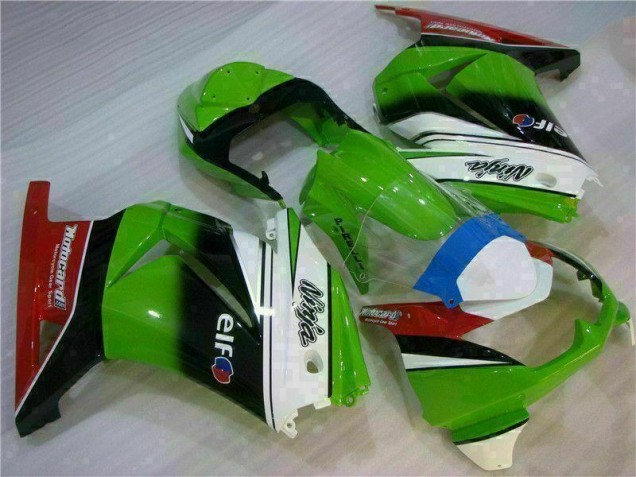 Buy 2008-2012 White Green Black Ninja Kawasaki EX250 Motorbike Fairing UK Buy 2008-2012 White Green Black Ninja Kawasaki EX250 Motorbike Fairing UK