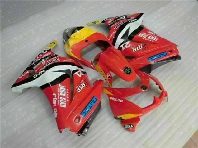 Buy 2008-2012 Red Yellow Kawasaki EX250 Motorcycle Fairing Kit UK Buy 2008-2012 Red Yellow Kawasaki EX250 Motorcycle Fairing Kit UK