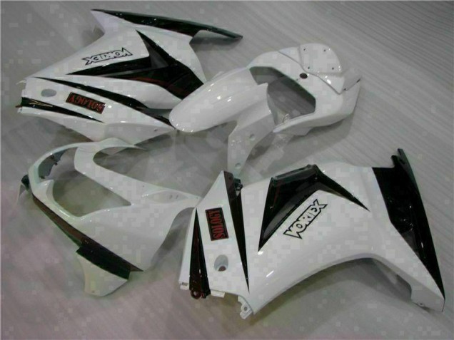 Buy 2008-2012 White Black Kawasaki EX250 Motorcycle Bodywork UK