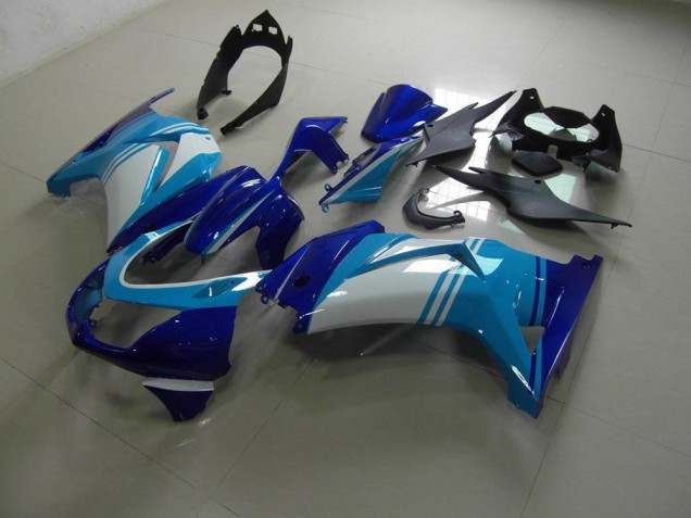Buy 2008-2012 Light and Dark Blue Kawasaki ZX250R Bike Fairing Kit UK Buy 2008-2012 Light and Dark Blue Kawasaki ZX250R Bike Fairing Kit UK