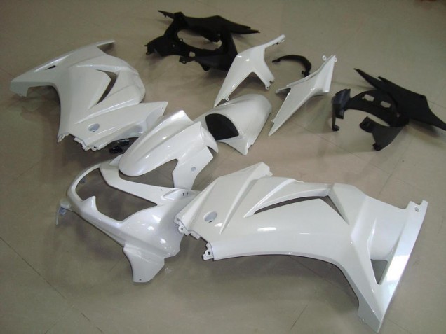 Buy 2008-2012 Pearl White Kawasaki ZX250R Motorcycle Fairings Kits UK Buy 2008-2012 Pearl White Kawasaki ZX250R Motorcycle Fairings Kits UK