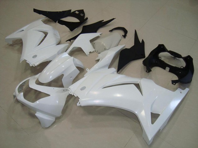 Buy 2008-2012 White Kawasaki ZX250R Motorcylce Fairings UK