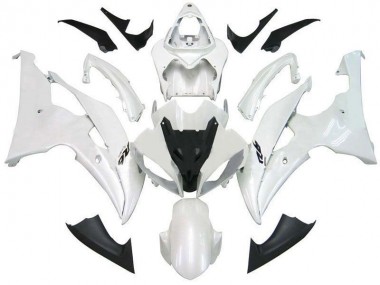 Buy 2008-2016 Pearl White R6 Yamaha YZF R6 Motor Bike Fairings UK