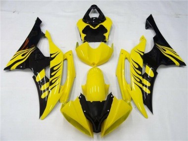 Buy 2008-2016 Yellow Black Yamaha YZF R6 Motorcycle Replacement Fairings UK