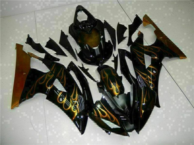 Buy 2008-2016 Black Yamaha YZF R6 Replacement Fairings UK