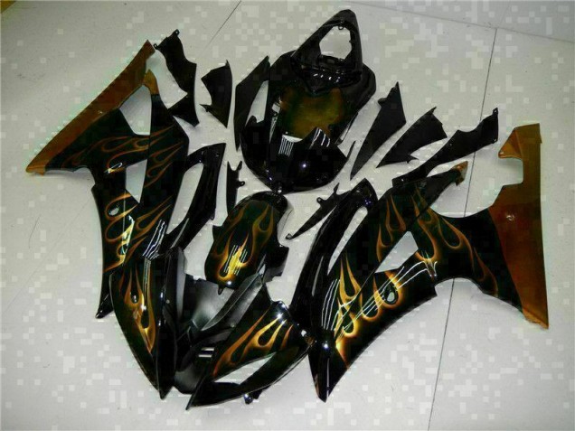 Buy 2008-2016 Black Yamaha YZF R6 Replacement Fairings UK