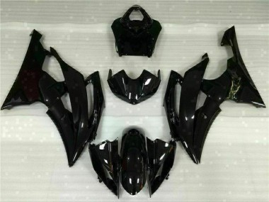 Buy 2008-2016 Glossy Black Yamaha YZF R6 Motorbike Fairings UK