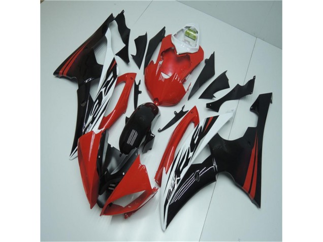 Buy 2008-2016 Red White Yamaha YZF R6 Motorcyle Fairings UK
