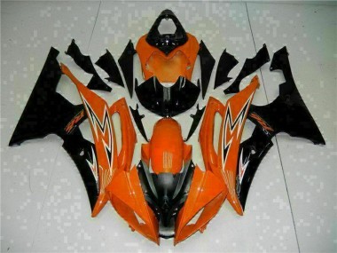 Buy 2008-2016 Orange Black Yamaha YZF R6 Motorcycle Fairings Kit UK