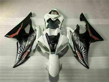 Buy 2008-2016 White Black Yamaha YZF R6 Bike Fairings UK