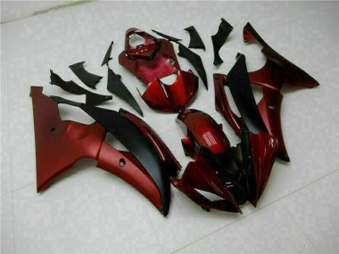 Buy 2008-2016 Red Black Yamaha YZF R6 Motorcycle Fairings Kits UK