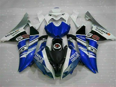 Buy 2008-2016 White Blue Yamaha YZF R6 Moto Fairings UK