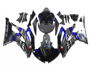 Buy 2008-2016 Grey Blue Shark Yamaha YZF R6 Motorcycle Fairing Kit UK