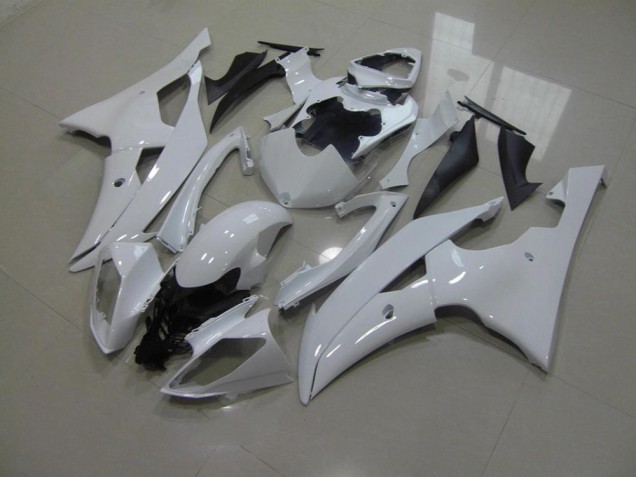 Buy 2008-2016 Pearl White No Decals Yamaha YZF R6 Motorbike Fairing UK