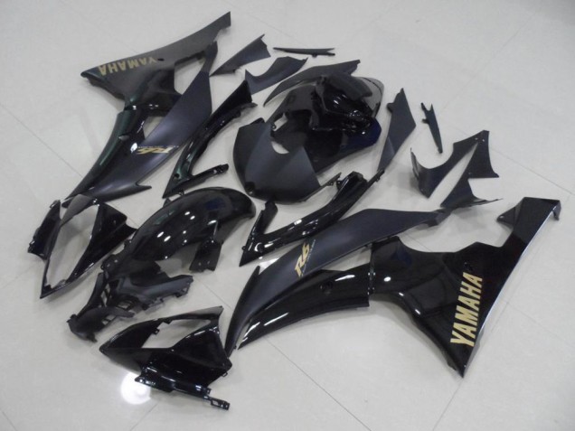 Buy 2008-2016 Black with Gold Sticker Yamaha YZF R6 Replacement Motorcycle Fairings UK