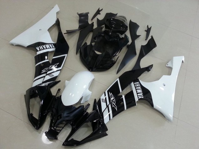 Buy 2008-2016 White and Black Yamaha YZF R6 Motorcycle Fairings UK