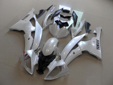 Buy 2008-2016 Pearl White OEM Style Yamaha YZF R6 Motorbike Fairing UK