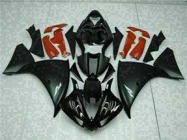 Buy 2009-2011 Black Red Yamaha YZF R1 Motorbike Fairing UK