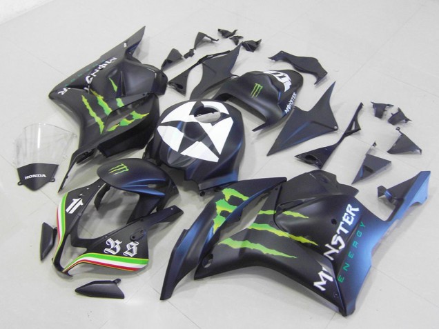 Buy 2009-2012 Monster Matte Black Honda CBR600RR Motorbike Fairing UK Buy 2009-2012 Monster Matte Black Honda CBR600RR Motorbike Fairing UK