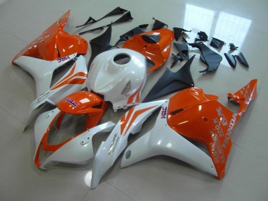 Buy 2009-2012 Orange Pearl White Honda CBR600RR Motorcycle Replacement Fairings UK