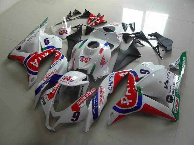 Buy 2009-2012 Red White Pata Honda CBR600RR Motorcycle Fairing Kit UK Buy 2009-2012 Red White Pata Honda CBR600RR Motorcycle Fairing Kit UK