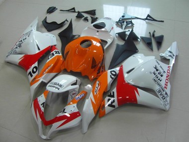 Buy 2009-2012 White New Repsol Honda CBR600RR Replacement Motorcycle Fairings UK
