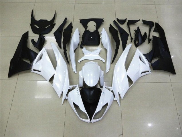 Buy 2009-2012 White Kawasaki ZX6R Motorcyle Fairings UK Buy 2009-2012 White Kawasaki ZX6R Motorcyle Fairings UK