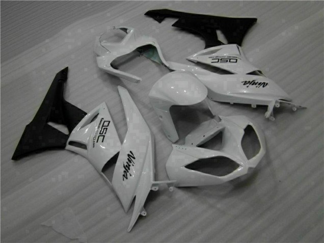 Buy 2009-2012 White Black Ninja Kawasaki ZX6R Motorbike Fairings UK Buy 2009-2012 White Black Ninja Kawasaki ZX6R Motorbike Fairings UK