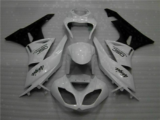 Buy 2009-2012 White Black Ninja Kawasaki ZX6R Motorbike Fairings UK Buy 2009-2012 White Black Ninja Kawasaki ZX6R Motorbike Fairings UK