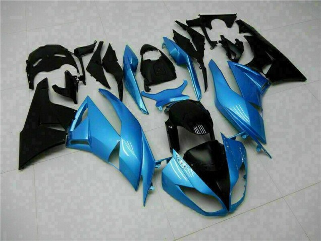 Buy 2009-2012 Blue Black Kawasaki ZX6R Motorcyle Fairings UK