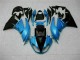 Buy 2009-2012 Blue Black Kawasaki ZX6R Motorcyle Fairings UK
