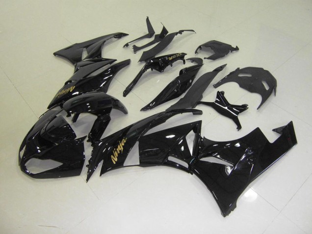 Buy 2009-2012 Black with Gold Sticker Kawasaki ZX6R Motorbike Fairing UK Buy 2009-2012 Black with Gold Sticker Kawasaki ZX6R Motorbike Fairing UK