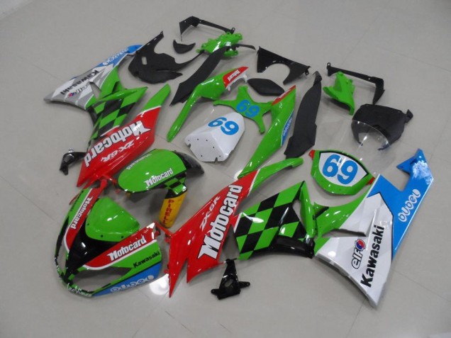 Buy 2009-2012 Motocard Kawasaki ZX6R Motorcycle Fairings Kits UK Buy 2009-2012 Motocard Kawasaki ZX6R Motorcycle Fairings Kits UK