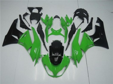 Buy 2009-2012 Green Black Kawasaki ZX6R Replacement Motorcycle Fairings UK