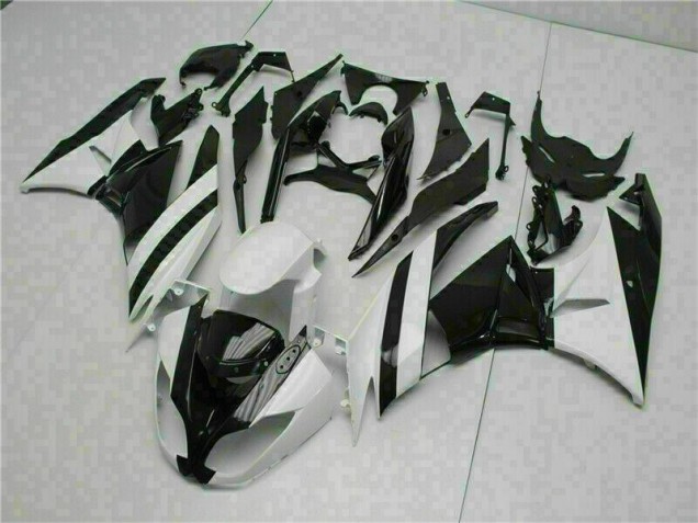 Buy 2009-2012 White Black Kawasaki ZX6R Motorcycle Replacement Fairings UK Buy 2009-2012 White Black Kawasaki ZX6R Motorcycle Replacement Fairings UK