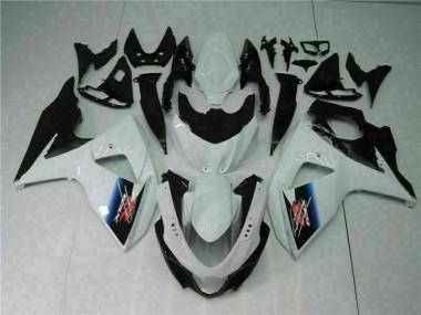 Buy 2009-2016 White Black Suzuki GSXR1000 Motor Bike Fairings UK