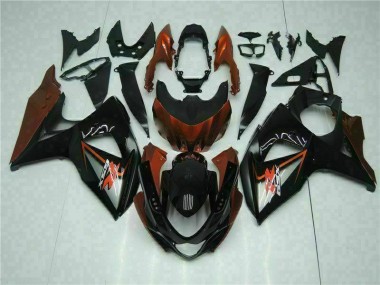 Buy 2009-2016 Brown Black Suzuki GSXR1000 Bike Fairing Kit UK