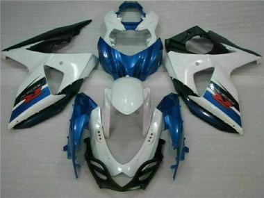Buy 2009-2016 Blue White Suzuki GSXR1000 Motorcycle Fairings Kits UK