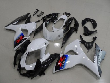 Buy 2009-2016 White Silver Suzuki GSXR 1000 K9 Motorcycle Fairing Kit UK