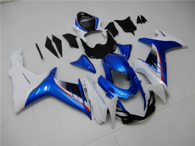 Buy 2011-2021 Blue White Suzuki GSXR 600/750 Motorbike Fairing Kits UK Buy 2011-2021 Blue White Suzuki GSXR 600/750 Motorbike Fairing Kits UK