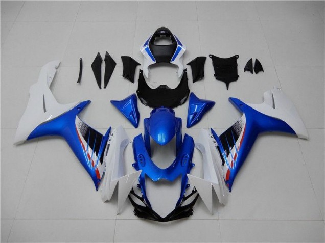 Buy 2011-2021 Blue White Suzuki GSXR 600/750 Motorbike Fairing Kits UK Buy 2011-2021 Blue White Suzuki GSXR 600/750 Motorbike Fairing Kits UK