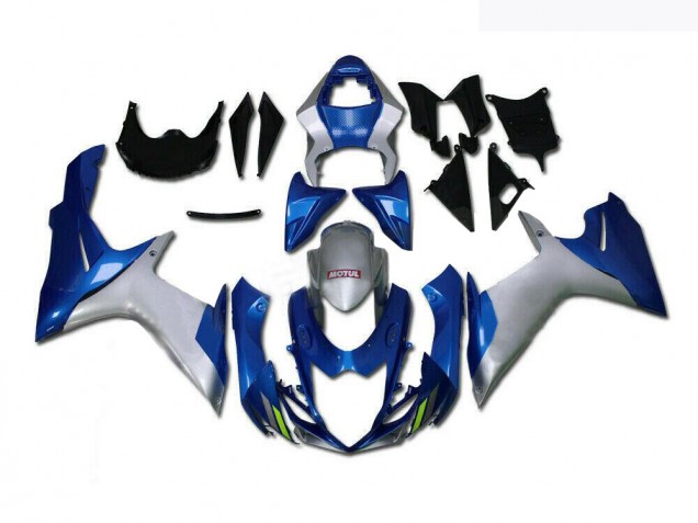 Buy 2011-2021 Blue Silver Suzuki GSXR 600/750 Motorcycle Fairings UK Buy 2011-2021 Blue Silver Suzuki GSXR 600/750 Motorcycle Fairings UK