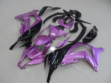 Buy 2011-2015 Pink and Black Kawasaki ZX10R Motorcycle Fairings Kit UK