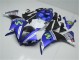 Buy 2012-2014 Blue White Black Yamaha YZF R1 Motorcycle Replacement Fairings UK