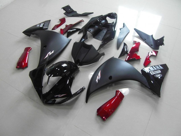 Buy 2012-2014 Matte Black Red Yamaha YZF R1 Bike Fairing Kit UK Buy 2012-2014 Matte Black Red Yamaha YZF R1 Bike Fairing Kit UK