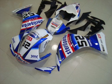 Buy 2012-2014 White Black Sterilgarda Yamaha YZF R1 Motorcylce Fairings UK