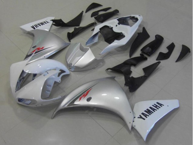 Buy 2012-2014 White Silver Yamaha YZF R1 Motorcycle Fairings UK Buy 2012-2014 White Silver Yamaha YZF R1 Motorcycle Fairings UK